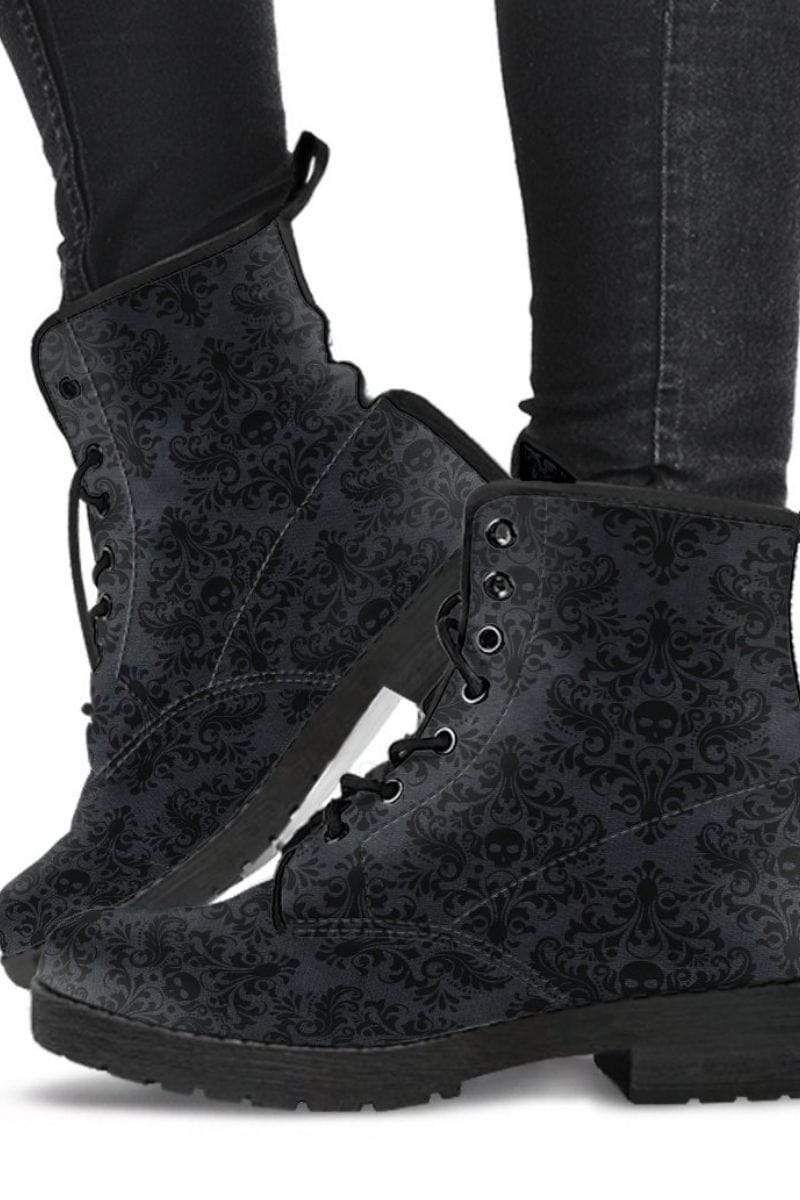 Gothic skull outlet boots