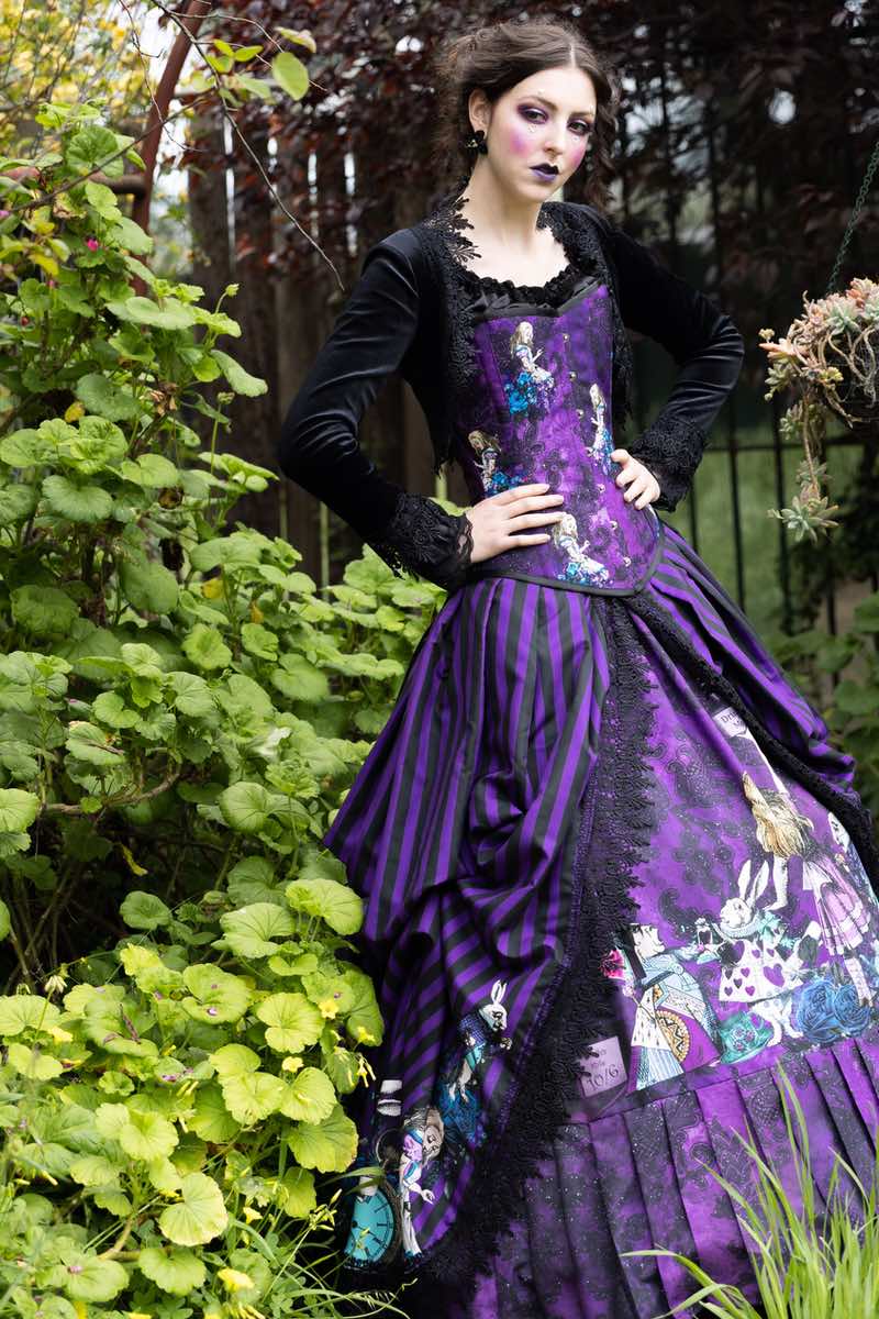 Steampunk Ball Gown  steampunk custom sized made to measure