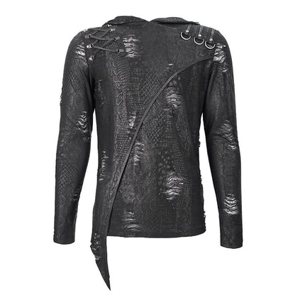 Lycan Revenge Men's Gothic Hooded Top