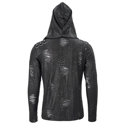 Lycan Revenge Men's Gothic Hooded Top