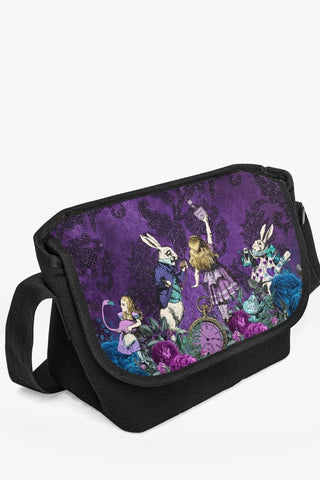 Alice in Wonderland Handbag Green Goth Alice Shoulder Bag 