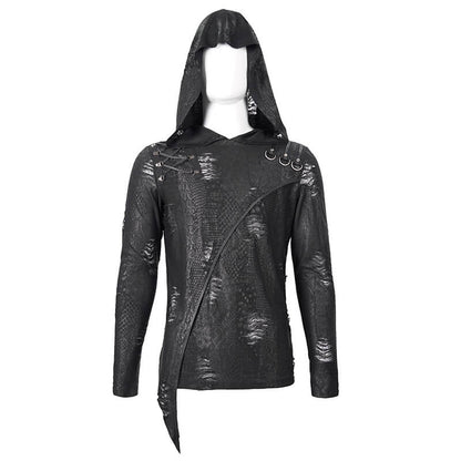 Lycan Revenge Men's Gothic Hooded Top