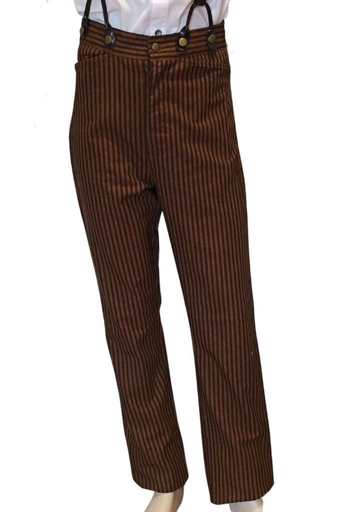 Frontier Classics Mens Pants Trousers Canvas Buckle Back Suspenders Old  West  Full On Cinema