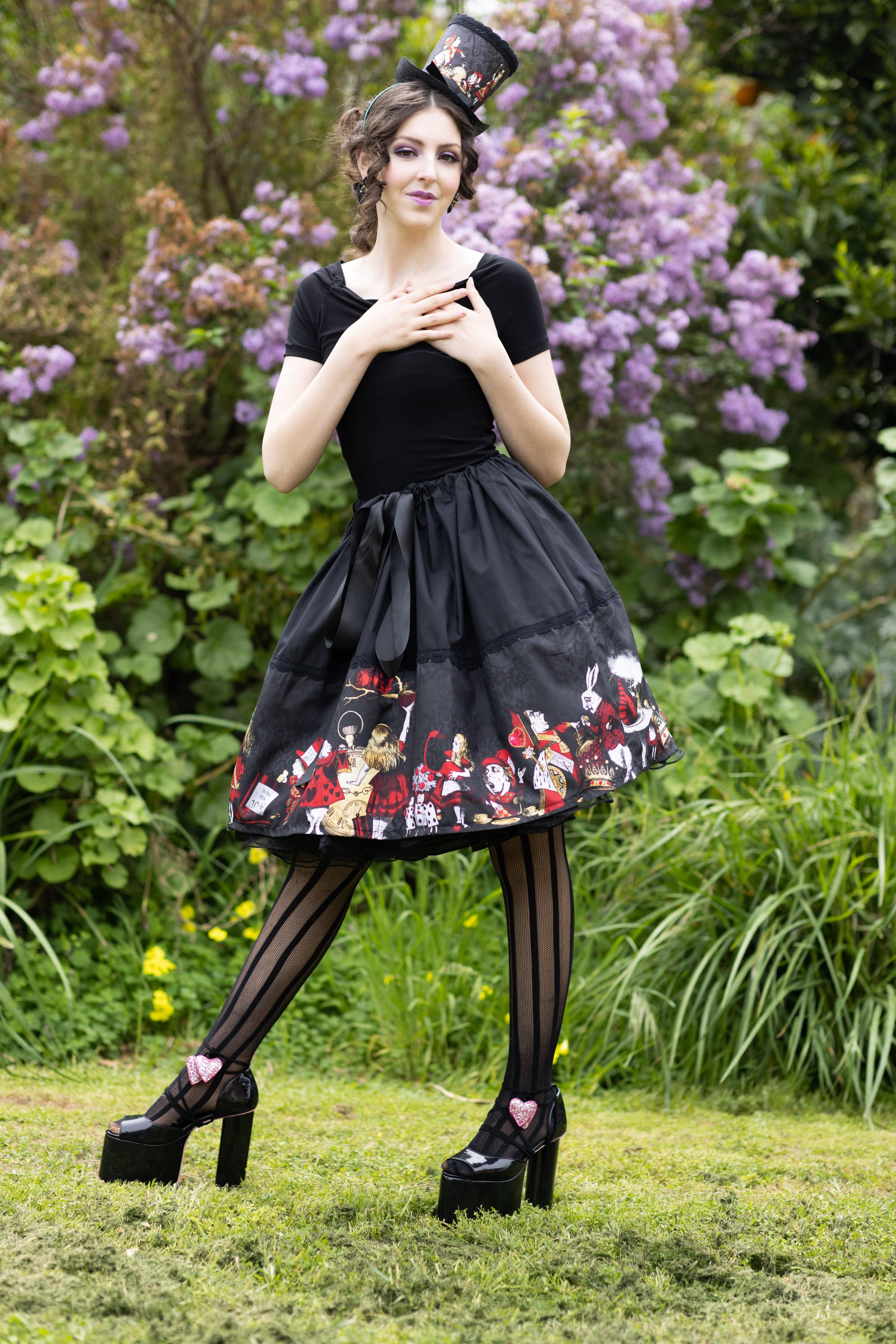 Alice in shop wonderland tea dress