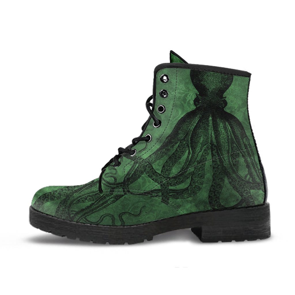 Green on sale snakeskin booties