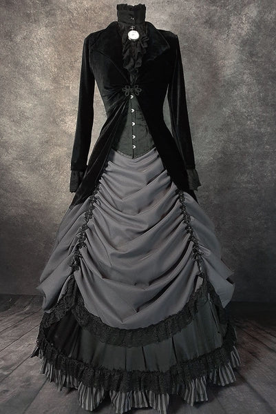 Gothic Victorian Steampunk Skirts | Australian made steampunk bustles ...