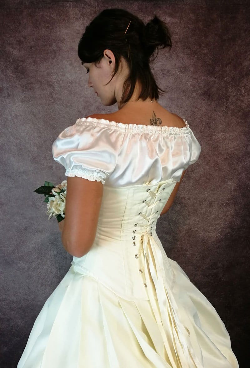 Victorian store wedding gown