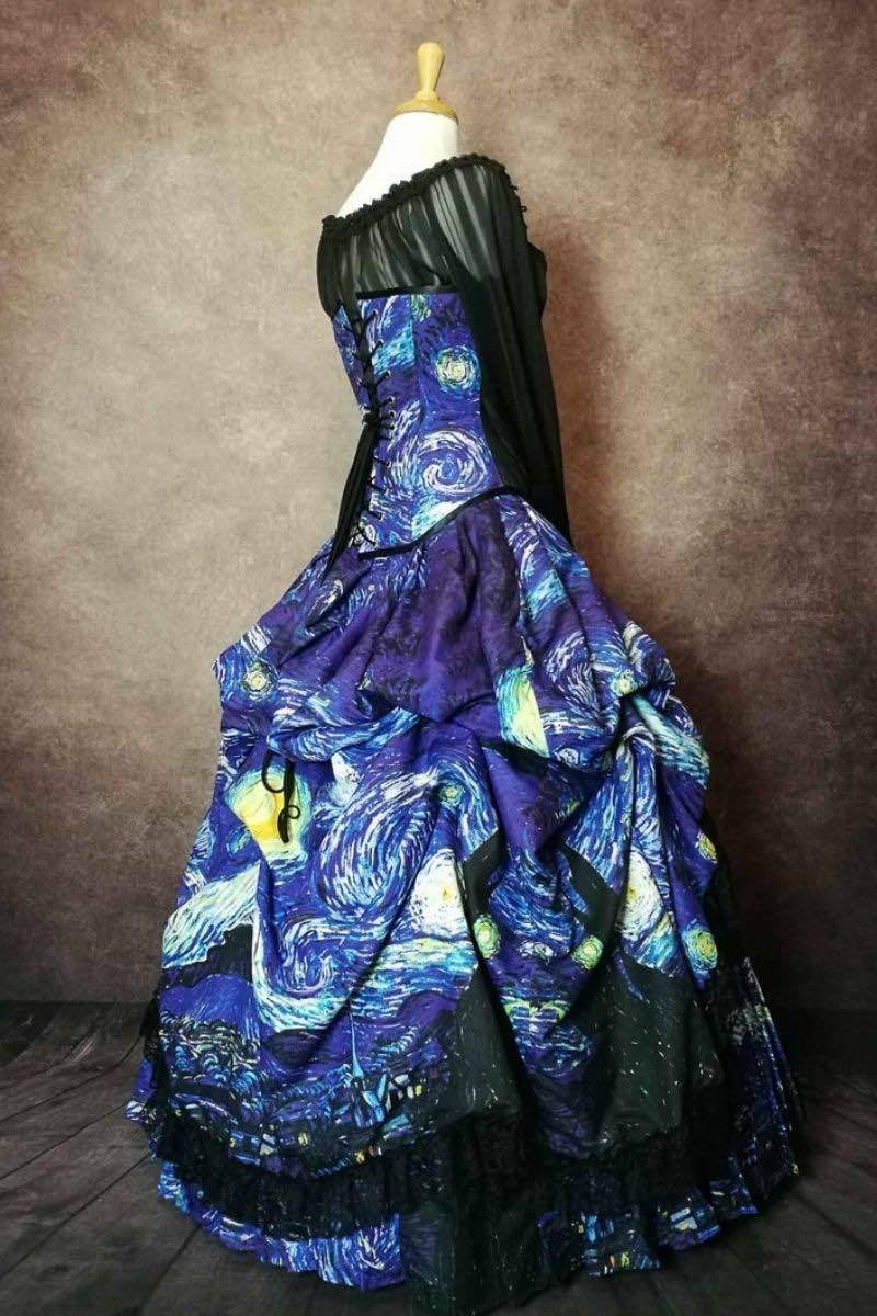 Dressing with...van Gogh | Starry night dress, Dresses with vans, Rodarte